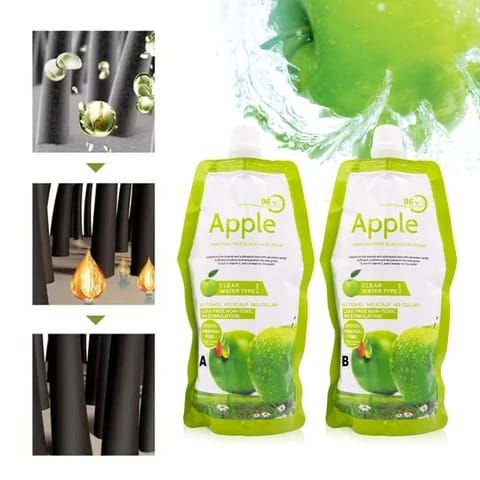 Apple Hair Color (1000ml) 500ml x 2 | Natural Shine