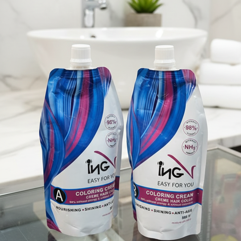 INGV Hair Color Cream 1000ml (500ml Color + 500ml Developer)